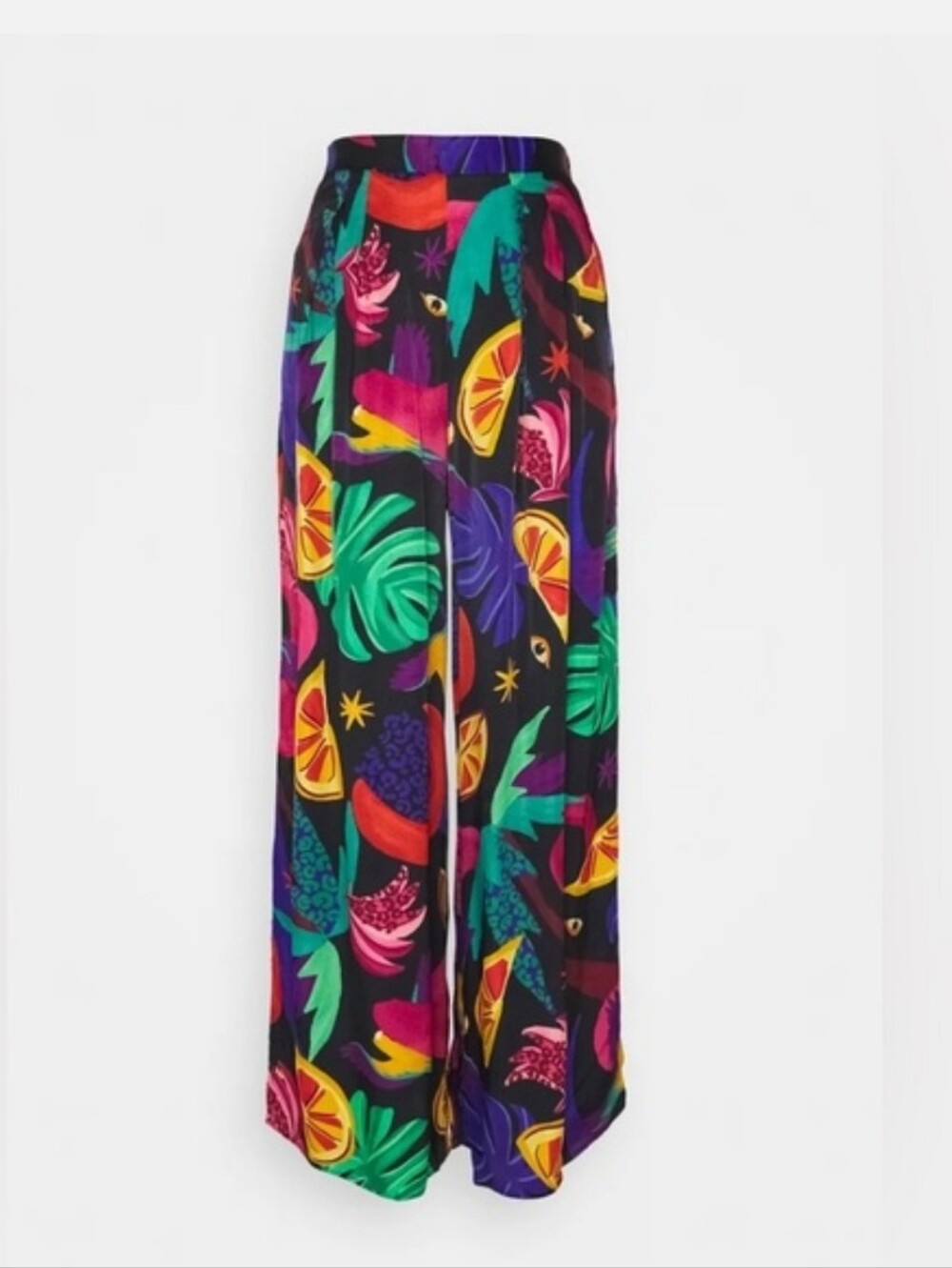 Farm Rio Mystic Jungle Print Wide Leg Pants Small - Picture 3 of 13